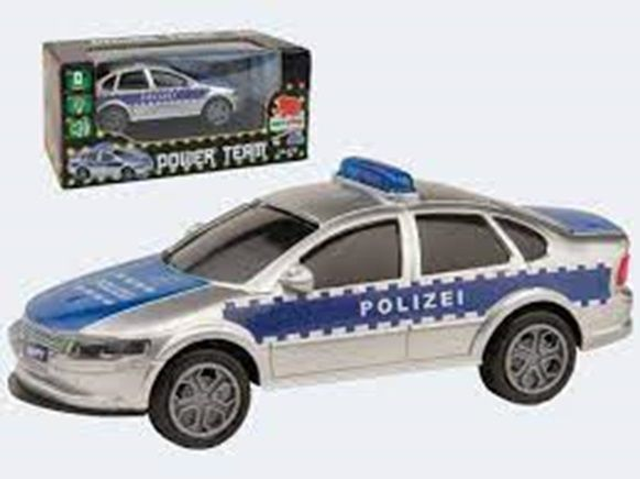 Happy People Polizei Fahrzeug 13cm mit Licht und Ton 