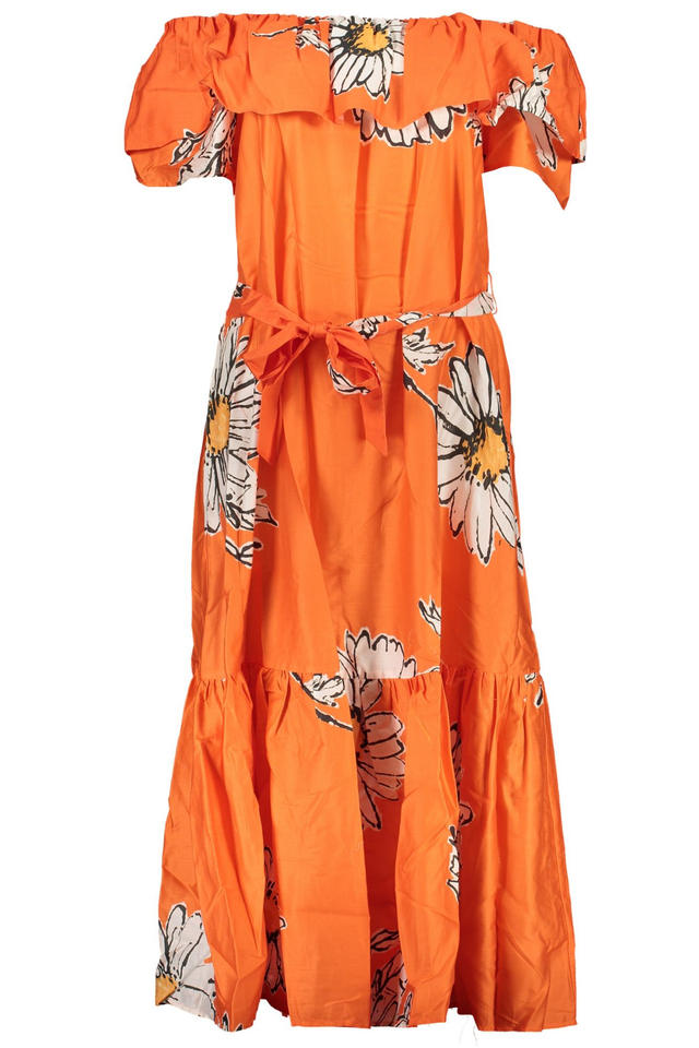 8198DESIGUAL ABITO LUNGO DONNA ARANCIO