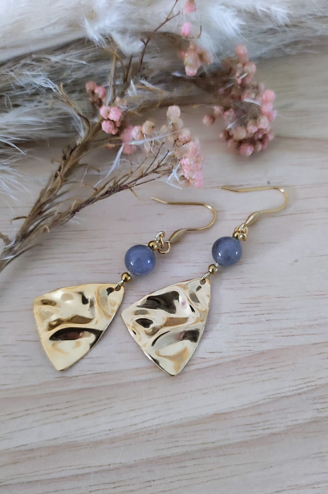 Boucles d'oreilles "Éternel" Labradorite