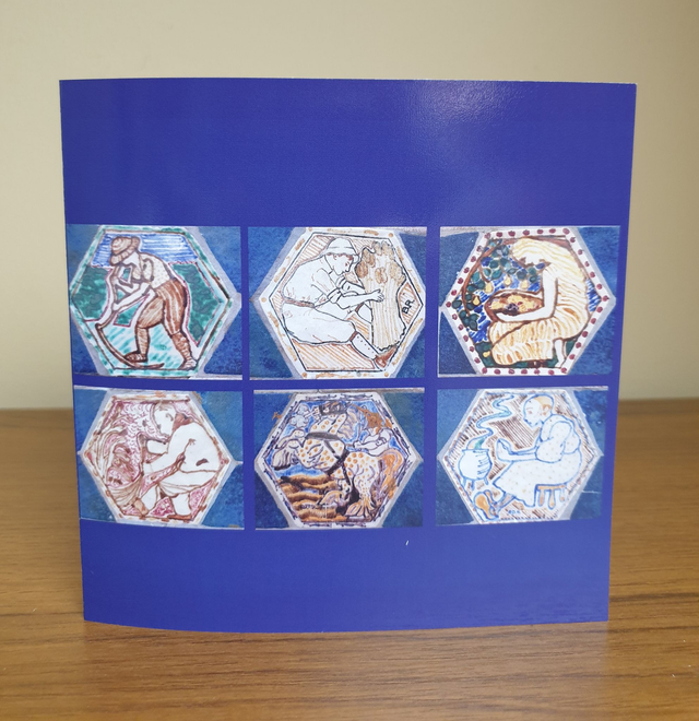  Panel of Tiles, Months of the Year, July - December