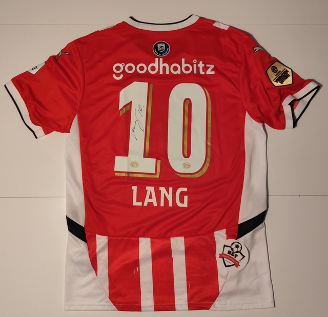 Gesigneerd Noa Lang psv shirt