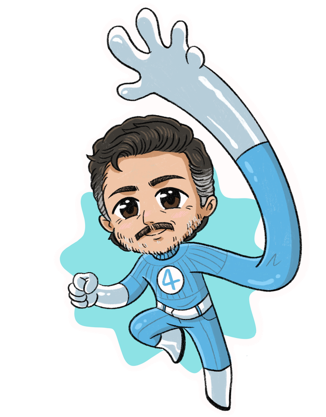 Reed Richards Pedro Chibi Magnet