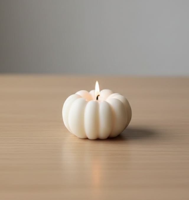 Bougie citrouille