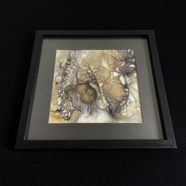 Taulu "Aamulla puutarhassa"