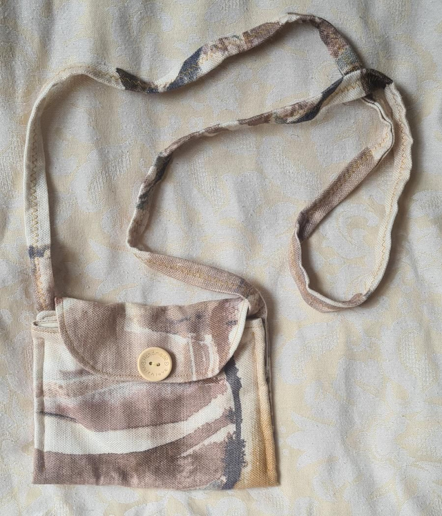 Brown / Cream Satchel Bag