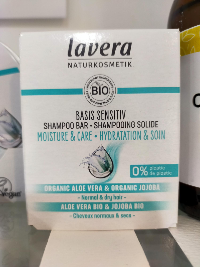 Lavera solid shampoo bar 