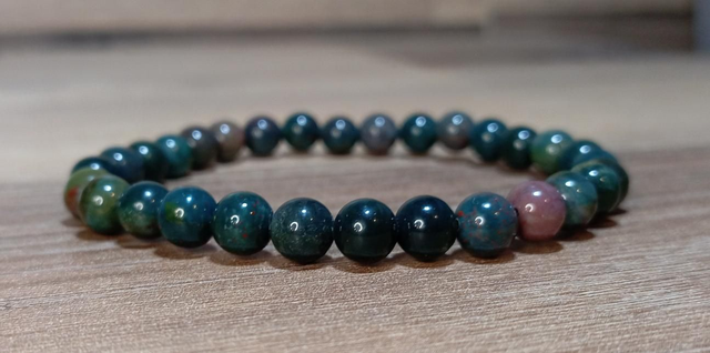 Bracelet Jaspe Héliotrope A