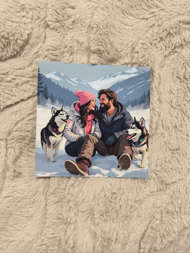 Ski, Sparks & Serendipity - Character art