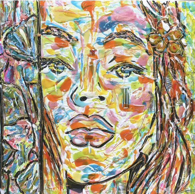 Montre-moi Qui Tu Es - 80x80cm - 2021