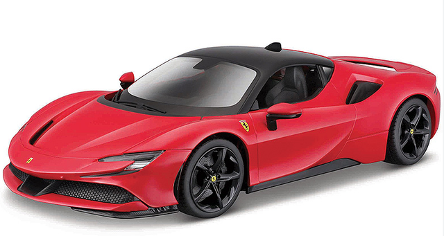 Ferrari SF90 Stradale rot Bburago 1:18