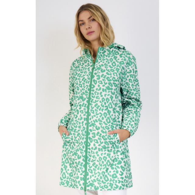 Parka réversible vert léo/ doré 