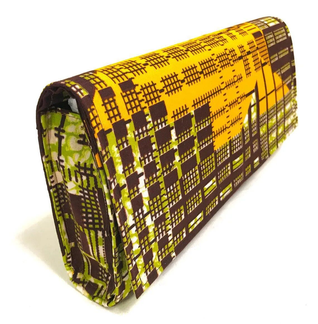 Grande pochette en tissu wax Nabro #1