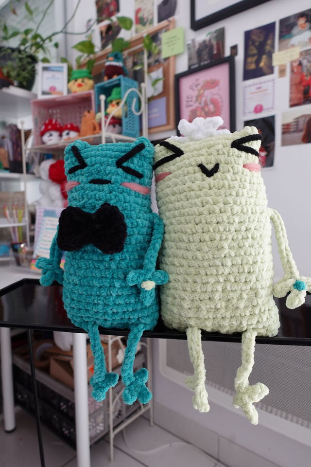 Froggy marié.e.s : Pour se remémorer et célébrer son union avec des grenouilles en crochet assorties