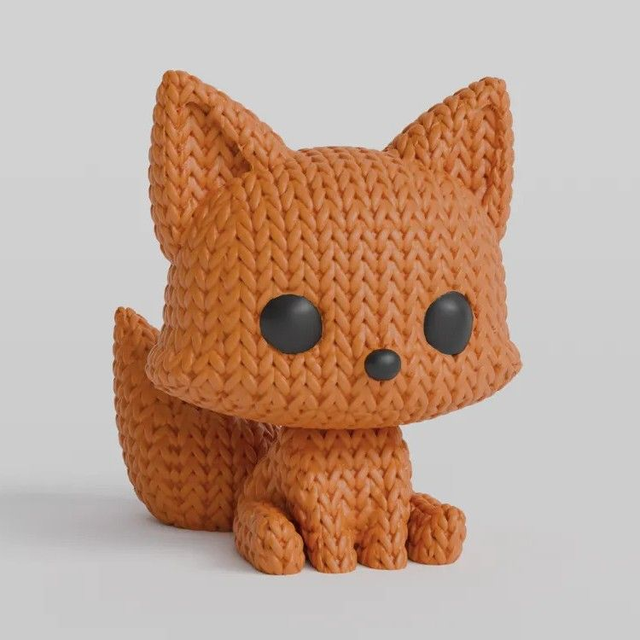 Renard tricoté 