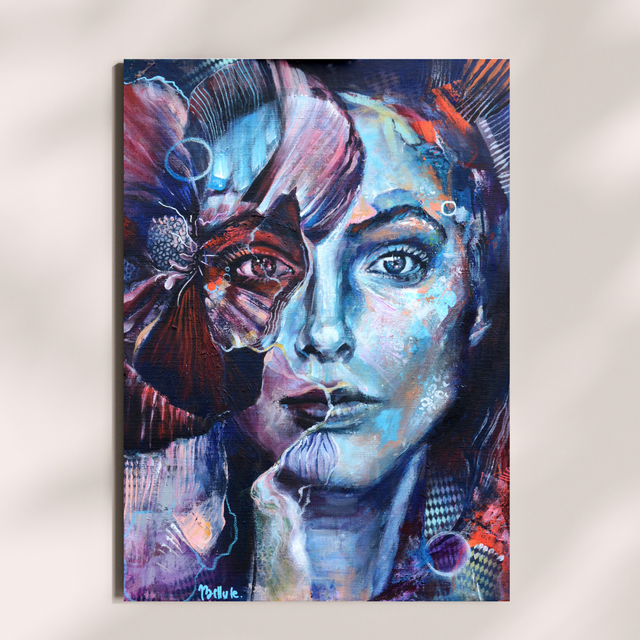 Reproduction d’art A3 sur papier photo – « Chrysalis » – Bellule Art