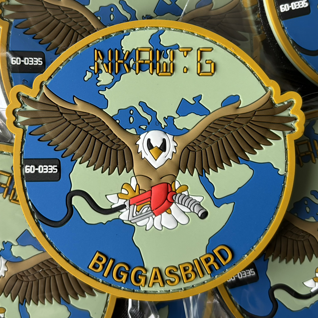 BIGGASBIRD KC135 Nose Art Patch