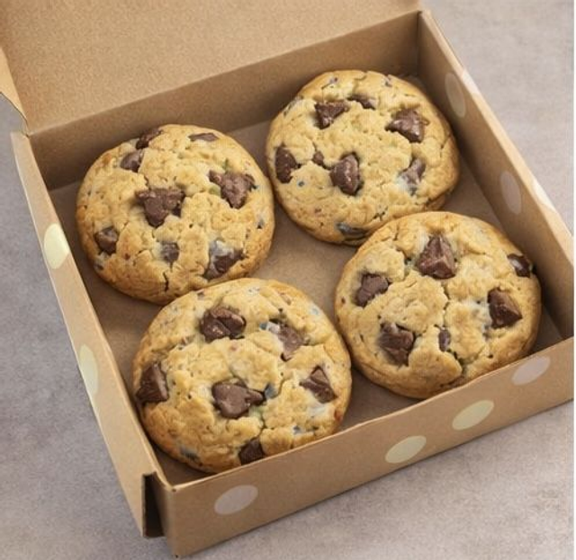 Boîte de 4 cookies classiques