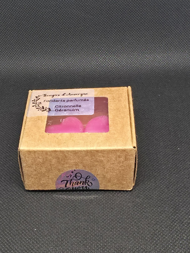 Fondants parfumés Citronnelle Géranuim