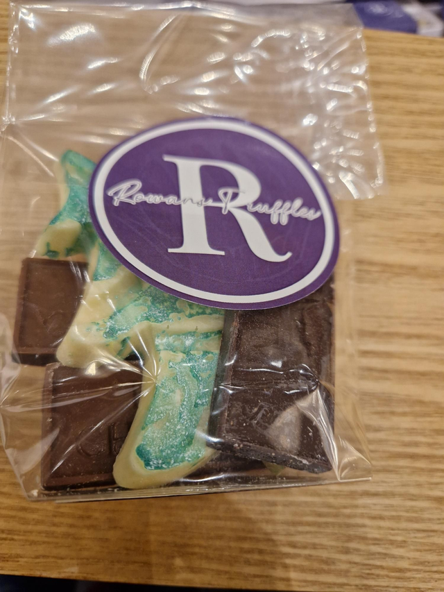 Solid xmas chocolate bag