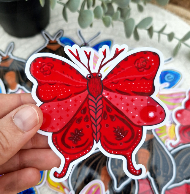 - Papillon éclipse ardente -