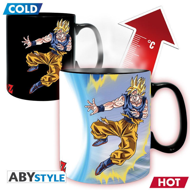 Goku vs. Buu - Dragon Ball Z - Mug Magica Termica 460 ml 💥🍬