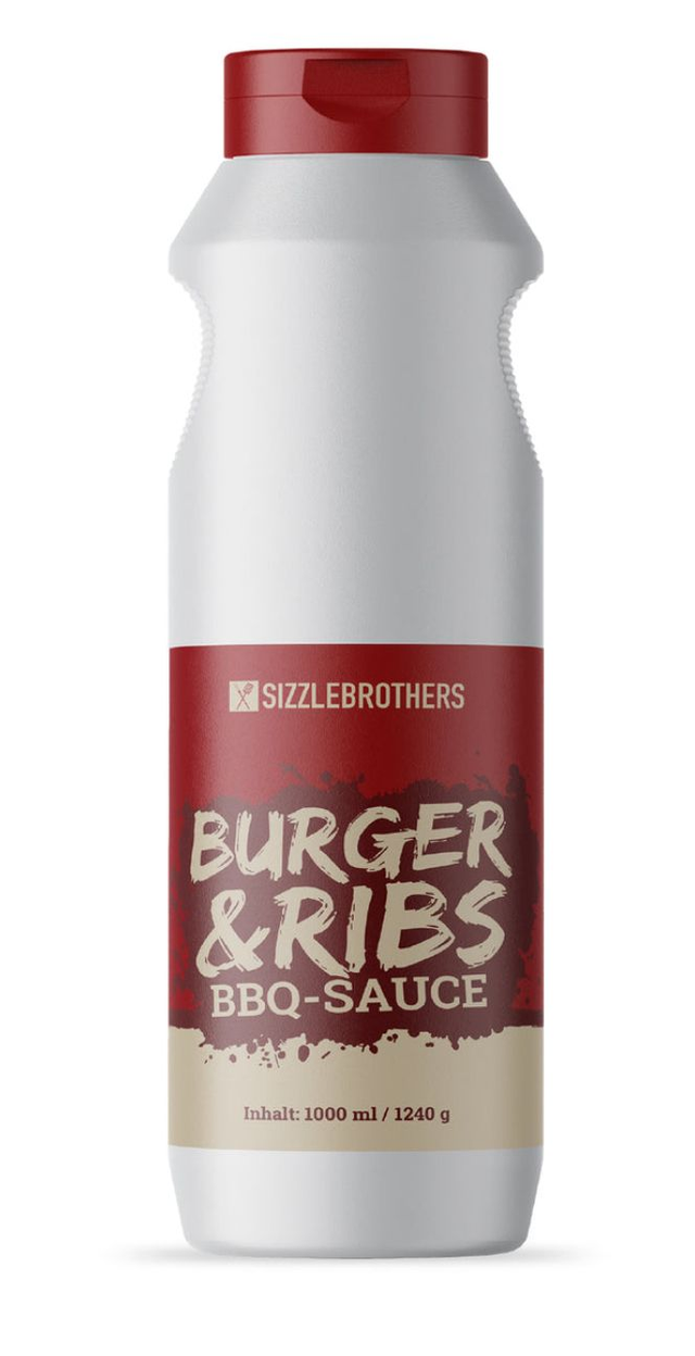 Burger & Ribs BBQ-Sauce 1000ml