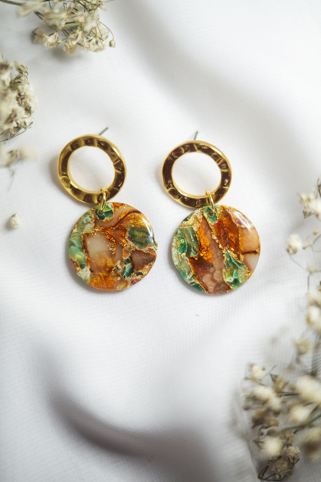 Coloris éclats d&#039;automne - Boucles Béa