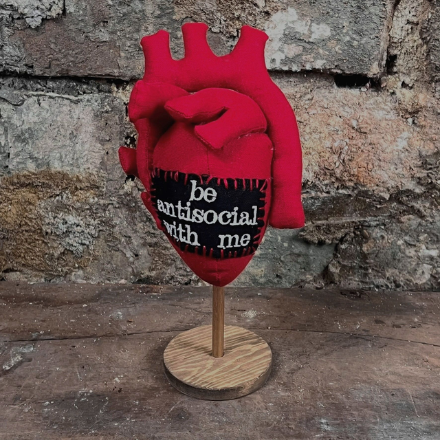 Anatomical Human Heart - be antisocial with me