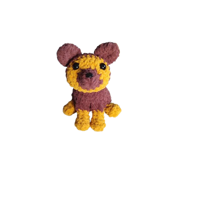 Bébé Chien Berger Allemand en Crochet – Peluche Amigurumi Faite Main