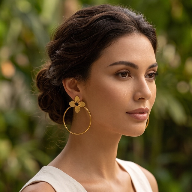 🤎 Boucles d'Oreilles Sari 🤎
