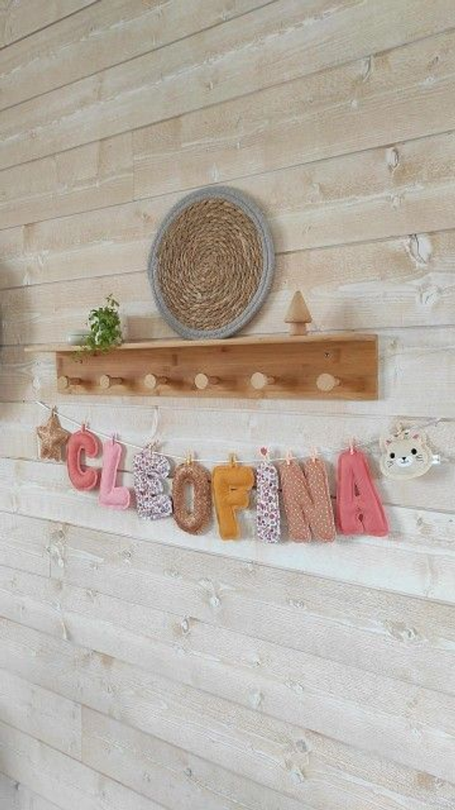 Guirlande prénom modèle CLEOFINA