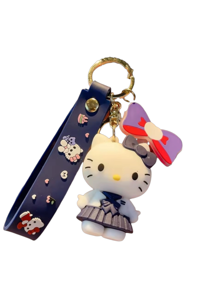 Schlüsselanhänger Hello Kitty blau
