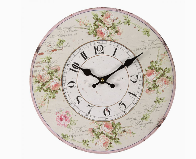Horloge murale Roses 28 cm
