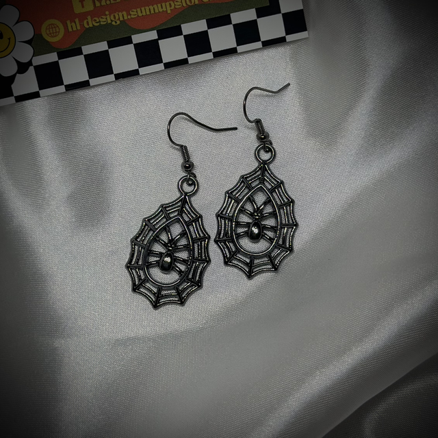 Spiders Web Earrings