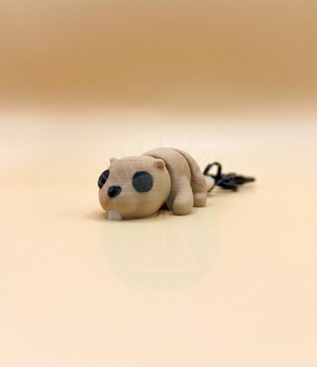 Porte-clés mini Castor articulé