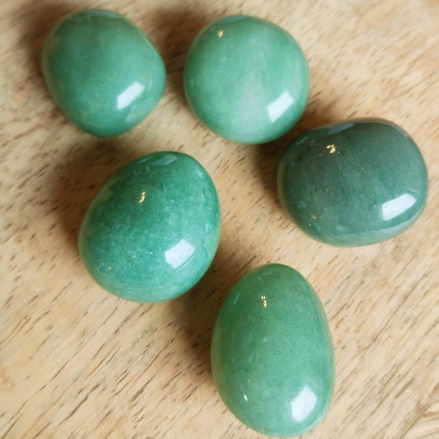 Pierre roulée Aventurine Verte A