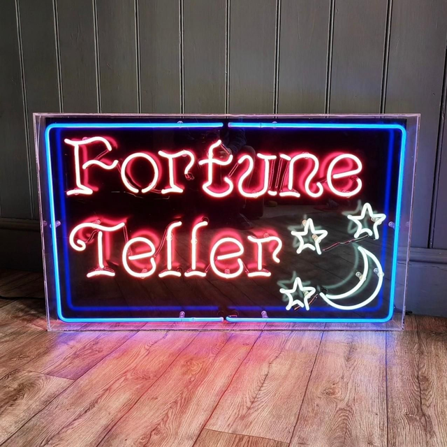 Fortune teller neon sign SOLD! 