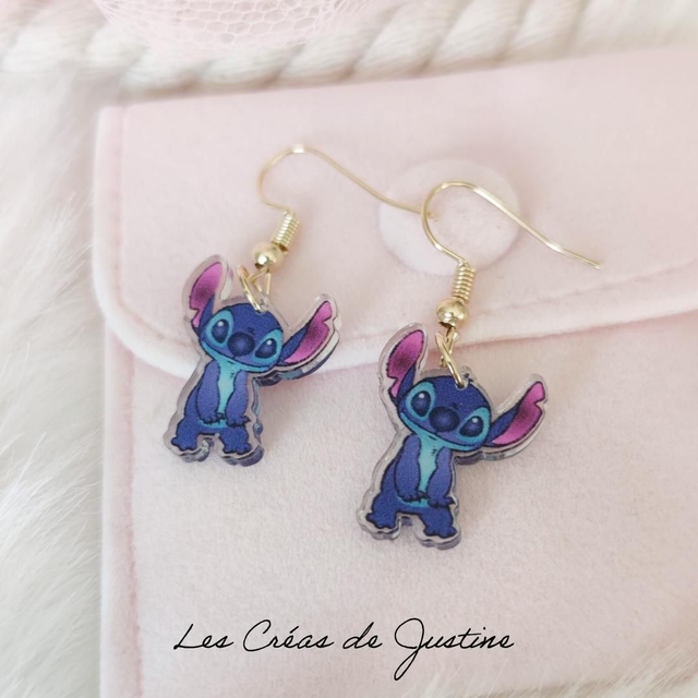 Boucles d&#039;oreilles Stitch 