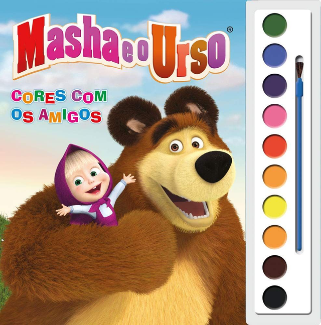 Aquarela Marsha e Urso