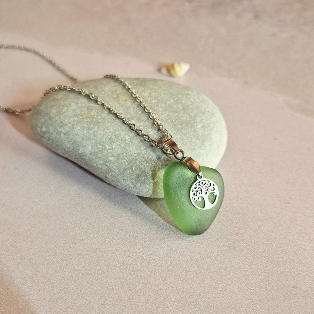 Collier TERRA MARE - Verre de mer - Ardore Marina, Calabre