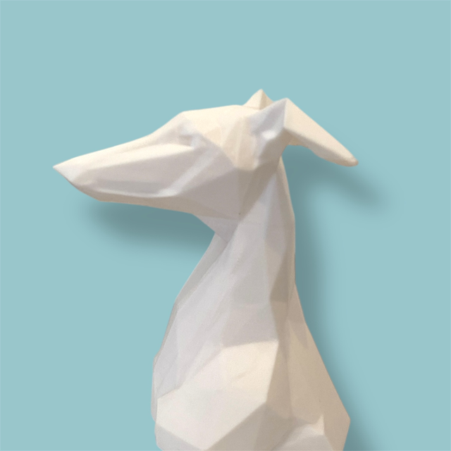 3d Printed Greyhound Bust