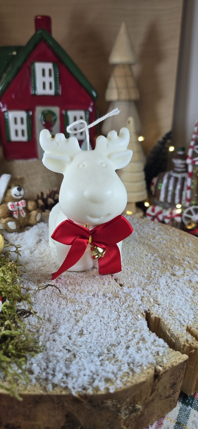 🦌 Bougie Renne de Noël