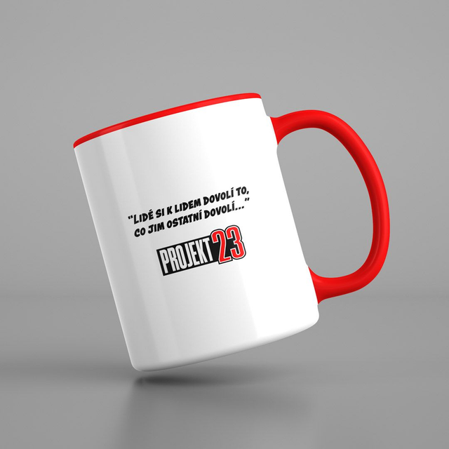 "Lidé si k lidem dovolí..." keramický hrnek