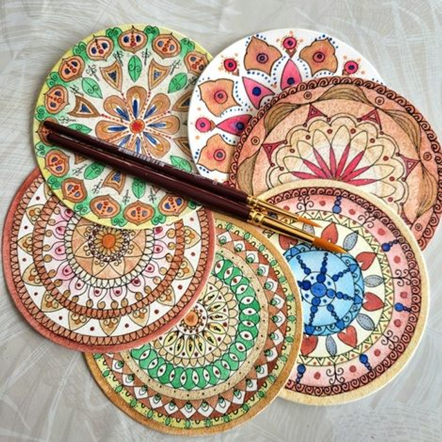 Samedi 21/03/2026 10 h à 12 h Atelier Mandala et aquarelle