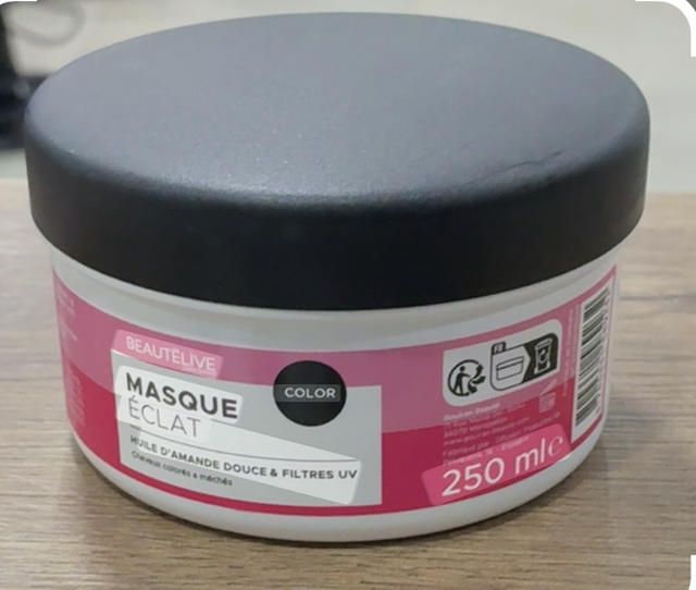 Masque pour cheveux éclat huile d’amande douce