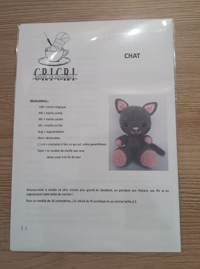 Tutoriel Marius le chat