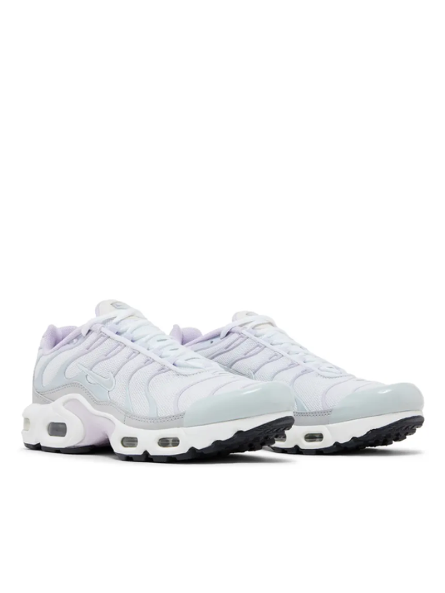 Nike Air Max Plus White Pure Platinum Violet Frost Metallic Silver (Taille 40)