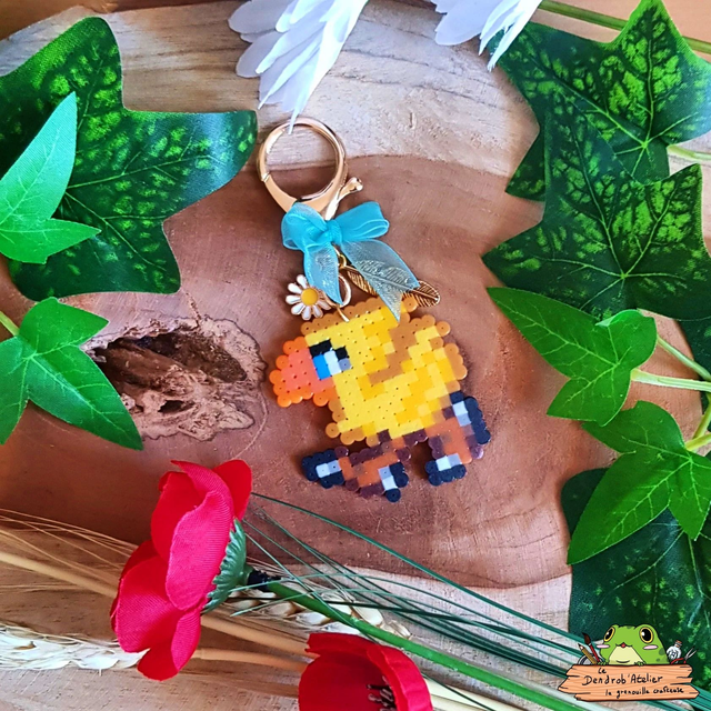 Porte-clefs Mascotte à Plumes