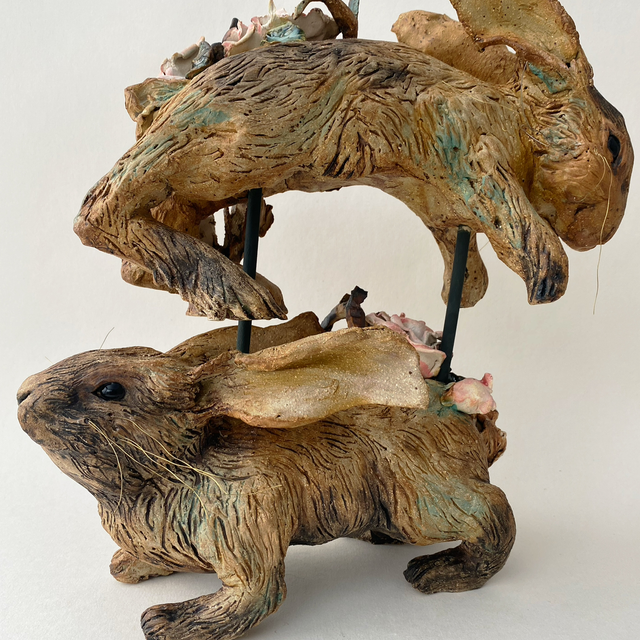 Springtime sculpture- Tish Campbell Exhibition