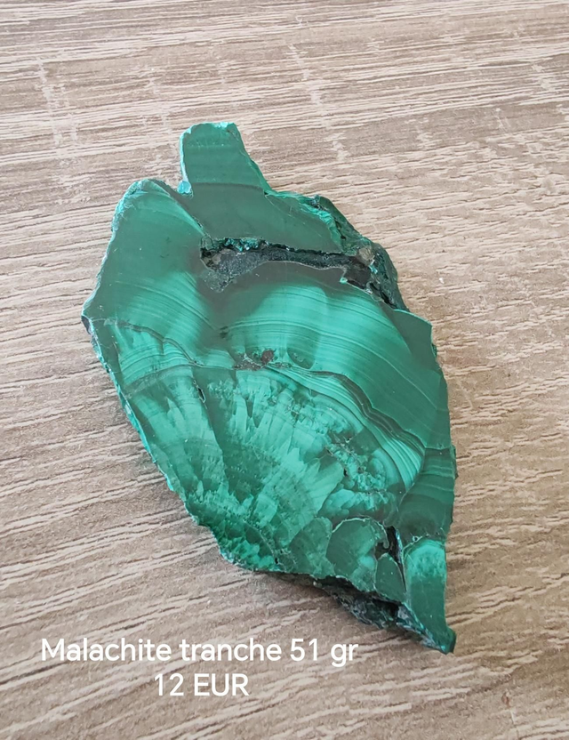 Malachite tranche 
